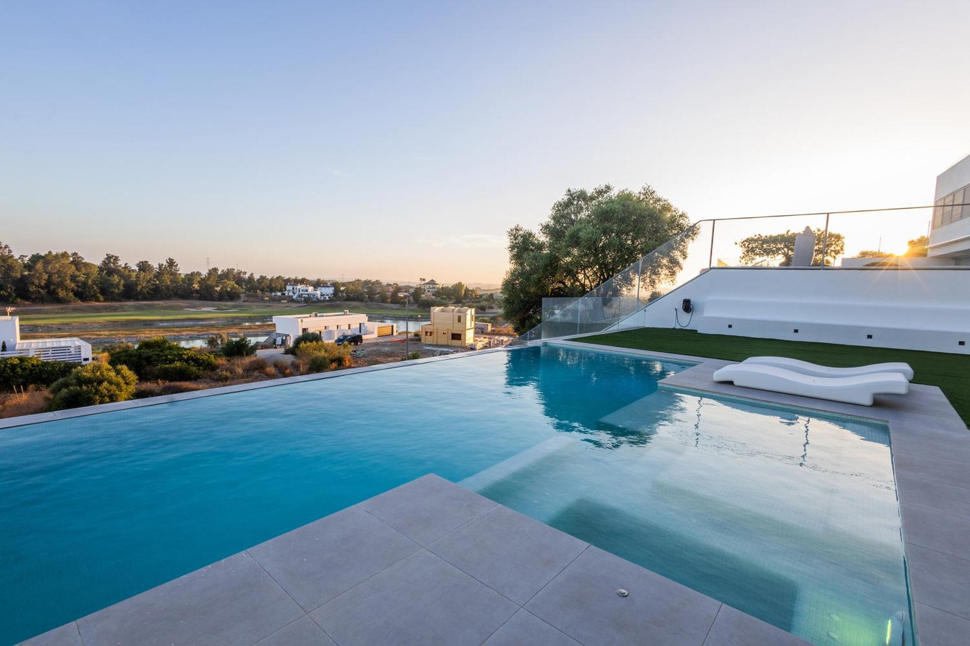 Apartamento piscina privada frente golf Jerez Jerez de la Frontera Esterno foto