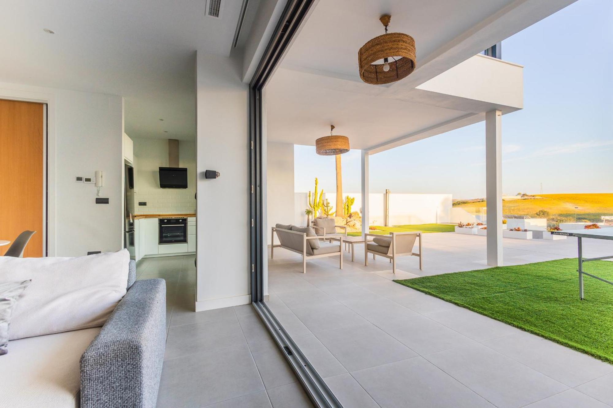 Apartamento piscina privada frente golf Jerez Jerez de la Frontera Esterno foto